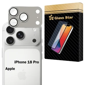 محافظ لنز دوربین فلزی گلس استار مدل 3D1MG مناسب برای گوشی موبایل اپل iPhone 18 Pro