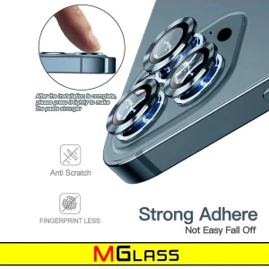 محافظ لنز دوربین ام‌گلس مدل Ring Metal مناسب برای گوشی موبایل اپل Iphone 13 Pro / 13 Pro Max