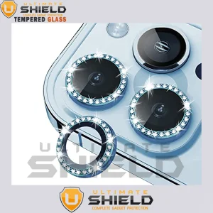 محافظ لنز دوربین آلتیمیت شیلد مدل Ring Metal Diamond مناسب برای گوشی موبایل اپل Iphone 14 Pro / 14 Pro max