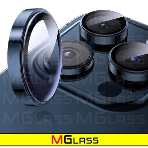 محافظ لنز دوربین ام‌گلس مدل Ring-Metal-MG مناسب برای گوشی موبایل اپل Iphone 15 Pro
