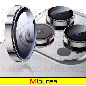 محافظ لنز دوربین ام‌گلس مدل Ring-Metal-MG مناسب برای گوشی موبایل اپل Iphone 15 Pro