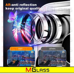 محافظ لنز دوربین ام‌گلس مدل Ring-Metal-MG مناسب برای گوشی موبایل اپل Iphone 15 Pro