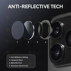 محافظ لنز دوربین آلتیمیت شیلد مدل Ring UL مناسب برای گوشی موبایل اپل iPhone 17 Pro / 17 Pro Max
