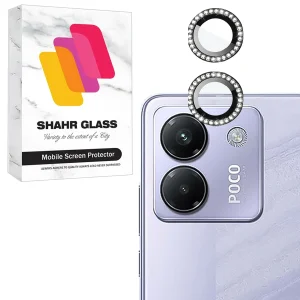 محافظ لنز دوربین شیشه‌ای شهر گلس مدل NRIS20 مناسب برای گوشی موبایل شیائومی Poco M7 Pro 5G