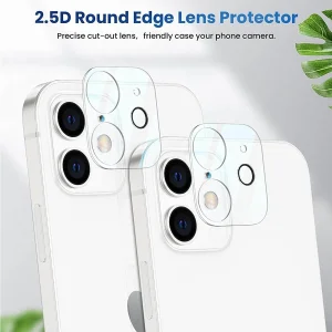 محافظ لنز دوربین زیرو مدل Glass 3D ZR مناسب برای گوشی موبایل اپل Iphone 12