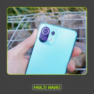 محافظ لنز دوربین بنفش مولتی نانو مدل X-L2P مناسب برای گوشی موبایل شیائومی 11 Lite 5G NE بسته دو عددی