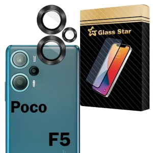 محافظ لنز دوربین شیشه‌ای  گلس استار مدل RING20 مناسب برای گوشی موبایل شیائومی Poco F5