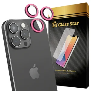 محافظ لنز دوربین شیشه‌ای  گلس استار مدل SHLZG مناسب برای گوشی موبایل اپل iPhone 15 Pro