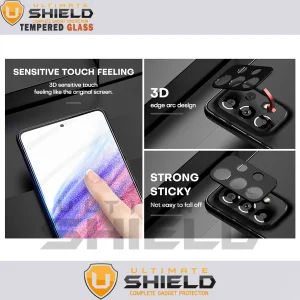 محافظ لنز دوربین آلتیمیت شیلد مدل 3D-UL مناسب برای گوشی موبایل سامسونگ Galaxy A32 4G