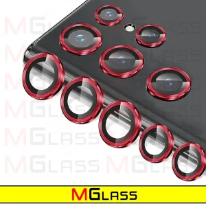 محافظ لنز دوربین ام‌گلس مدل Ring-Metal-MG مناسب برای گوشی موبایل سامسونگ Galaxy S24 Ultra