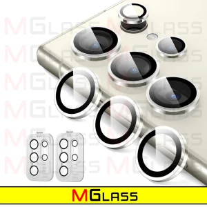 محافظ لنز دوربین ام‌گلس مدل Ring-Metal-MG مناسب برای گوشی موبایل سامسونگ Galaxy S24 Ultra