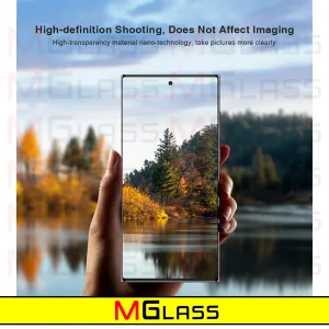 محافظ لنز دوربین ام‌گلس مدل Ring-Metal-MG مناسب برای گوشی موبایل سامسونگ Galaxy S24 Ultra