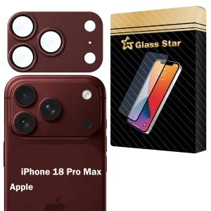 محافظ لنز دوربین فلزی گلس استار مدل 3D1MG مناسب برای گوشی موبایل اپل iPhone 18 Pro Max