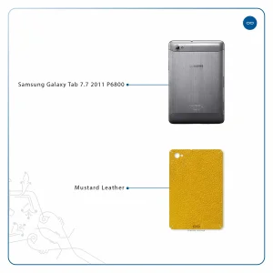 برچسب پوششی ماهوت مدل Mustard-Leather مناسب برای تبلت سامسونگ Galaxy Tab 7.7 2011 P6800