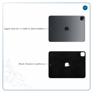 برچسب پوششی ماهوت مدل Black-Chamois-Leather مناسب برای تبلت اپل iPad Pro 11 (GEN 2) 2020 A2068