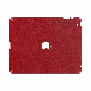 برچسب پوششی ماهوت مدل Red-Leather مناسب برای تبلت اپل iPad 2 2011 A1395