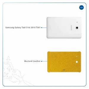 برچسب پوششی ماهوت مدل Mustard-Leather مناسب برای تبلت سامسونگ Galaxy Tab E 9.6 2015 T561