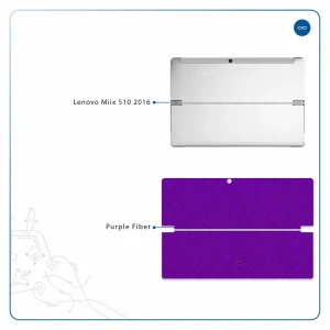 برچسب پوششی ماهوت مدل Purple-Fiber مناسب برای تبلت لنوو Miix 510 2016