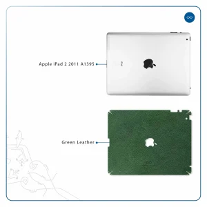 برچسب پوششی ماهوت مدل Green-Leather مناسب برای تبلت اپل iPad 2 2011 A1395
