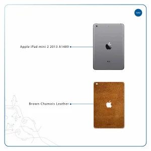 برچسب پوششی ماهوت مدل Brown-Chamois-Leather مناسب برای تبلت اپل iPad mini 2 2013 A1489
