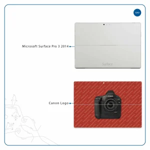 برچسب پوششی ماهوت مدل Canon-Logo مناسب برای تبلت مایکروسافت Surface Pro 3 2014
