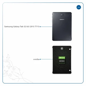 برچسب پوششی ماهوت مدل Nvidia Brand مناسب برای تبلت سامسونگ Galaxy Tab S2 8.0 2015 T715