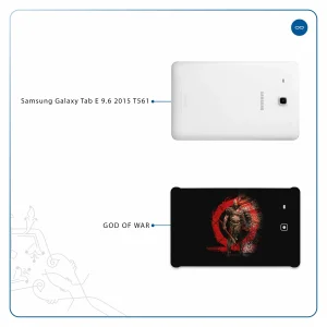 برچسب پوششی ماهوت مدل God-Of-War-Game مناسب برای تبلت سامسونگ Galaxy Tab E 9.6 2015 T561