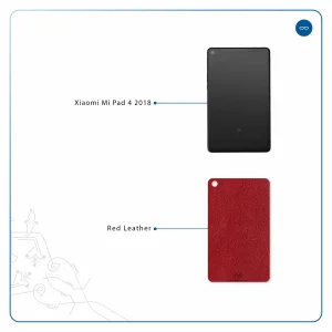 برچسب پوششی ماهوت مدل Red-Leather مناسب برای تبلت شیائومی Mi Pad 4 2018