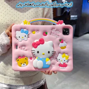 کاور قاب گارد لطفی مدل TABHKIT مناسب برای تبلت سامسونگ Galaxy Tab A9 Plus به همراه بند آویز