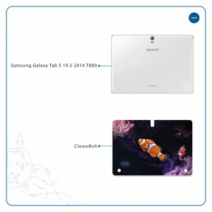 برچسب پوششی ماهوت مدل Clownfish مناسب برای تبلت سامسونگ Galaxy Tab S 10.5 2014 T800