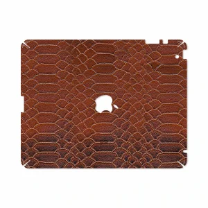 برچسب پوششی ماهوت مدل Brown-Snake-Leather مناسب برای تبلت اپل iPad 2 2011 A1395