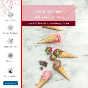 برچسب پوششی ماهوت مدل Funnel ice cream مناسب برای تبلت اپل iPad Pro 9.7 2016 A1674