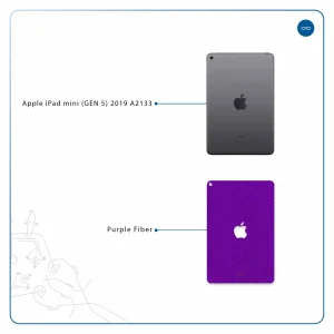 برچسب پوششی ماهوت مدل Purple-Fiber مناسب برای تبلت اپل iPad mini (GEN 5) 2019 A2133