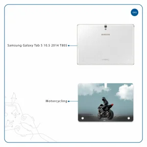 برچسب پوششی ماهوت مدل Motorcycling مناسب برای تبلت سامسونگ Galaxy Tab S 10.5 2014 T805