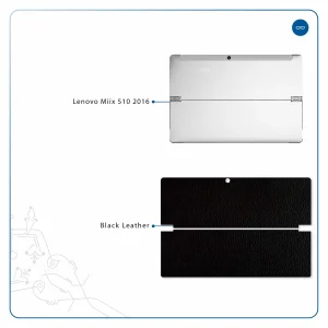 برچسب پوششی ماهوت مدل Black-Leather مناسب برای تبلت لنوو Miix 510 2016