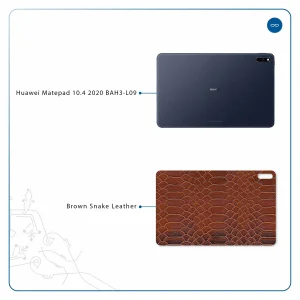 برچسب پوششی ماهوت مدل Brown-Snake-Leather مناسب برای تبلت هوآوی Matepad 10.4 2020 BAH3-L09