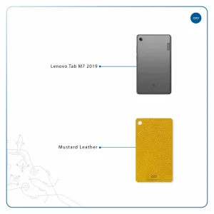 برچسب پوششی ماهوت مدل Mustard-Leather مناسب برای تبلت لنوو Tab M7 2019