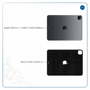 برچسب پوششی ماهوت مدل Black-Snake-Leather مناسب برای تبلت اپل iPad Pro 11 (GEN 2) 2020 A2068