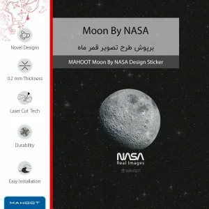 برچسب پوششی ماهوت مدل Moon-By-NASA مناسب برای تبلت سامسونگ Galaxy Tab A 8.0 2019 T295