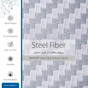 برچسب پوششی ماهوت مدل Steel-Fiber مناسب برای تبلت اپل iPad 2 2011 A1396