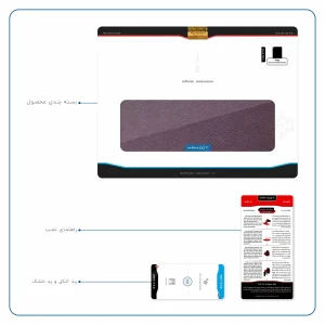 برچسب پوششی ماهوت مدل Purple-Leather مناسب برای تبلت سونی Xperia Z2 Tablet LTE 2014