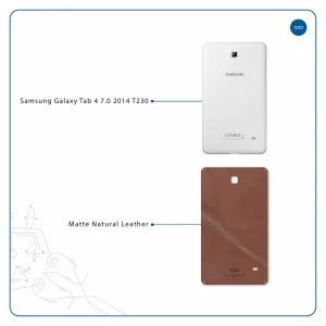 برچسب پوششی ماهوت مدل Matte_Natural_Leather مناسب برای تبلت سامسونگ Galaxy Tab 4 7.0 2014 T230