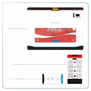برچسب پوششی ماهوت مدل Coca-Cola-Logo مناسب برای تبلت سامسونگ Galaxy Tab A 9.7 2015 T555