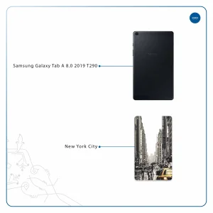 برچسب پوششی ماهوت مدل New York City مناسب برای تبلت سامسونگ Galaxy Tab A 8.0 2019 T290