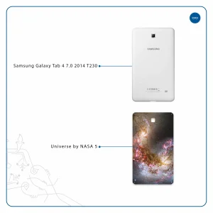 برچسب پوششی ماهوت مدل Universe-by-NASA-5 مناسب برای تبلت سامسونگ Galaxy Tab 4 7.0 2014 T230