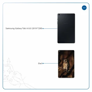 برچسب پوششی ماهوت مدل Owl مناسب برای تبلت سامسونگ Galaxy Tab A 8.0 2019 T290