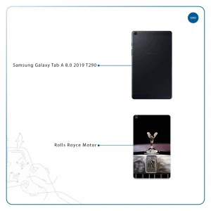برچسب پوششی ماهوت مدل Rolls-Royce Motor مناسب برای تبلت سامسونگ Galaxy Tab A 8.0 2019 T290