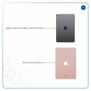 برچسب پوششی ماهوت مدل Rose Gold Leather مناسب برای تبلت اپل iPad mini (GEN 5) 2019 A2126