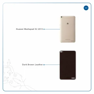 برچسب پوششی ماهوت مدل Dark-Brown-Leather مناسب برای تبلت هوآوی Mediapad X2 2015