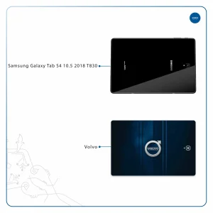 برچسب پوششی ماهوت مدل Volvo مناسب برای تبلت سامسونگ Galaxy Tab S4 10.5 2018 T830